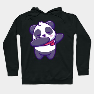 Cute baby panda dabbing cartoon Hoodie